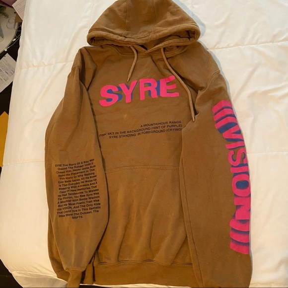 brown syre hoodie